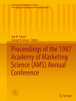 ISBN 9783319369181: Proceedings of the 1987 Academy of Marketing Science (AMS) Annual Conference