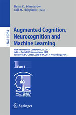 ISBN 9783319586274: Augmented Cognition. Neurocognition and Machine Learning – 11th International Conference, AC 2017, Held as Part of HCI International 2017, Vancouver, BC, Canada, July 9-14, 2017, Proceedings, Part I