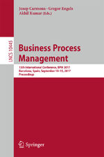 ISBN 9783319649993: Business Process Management - 15th International Conference, BPM 2017, Barcelona, Spain, September 10–15, 2017, Proceedings