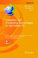 ISBN 9783319839196: Computer and Computing Technologies in Agriculture IX – 9th IFIP WG 5.14 International Conference, CCTA 2015, Beijing, China, September 27-30, 2015, Revised Selected Papers, Part II