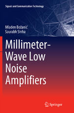 ISBN 9783319887029: Millimeter-Wave Low Noise Amplifiers