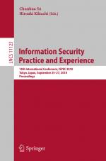 ISBN 9783319998060: Information Security Practice and Experience – 14th International Conference, ISPEC 2018, Tokyo, Japan, September 25-27, 2018, Proceedings