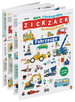 ISBN 9783328301073: Mein riesengroßes ZICKZACK Ausklappbuch – Fahrzeuge - Faltbuch ab 3 Jahren– mit stabilen Seiten und Wimmelpanorama - Ausgeklappt zwei Meter breit