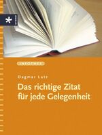 ISBN 9783332015058: Das richtige Zitat für jede Gelegenheit