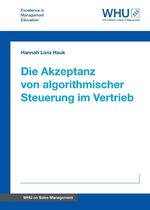 ISBN 9783347153820: Die Akzeptanz von algorithmischer Steuerung im Vertrieb