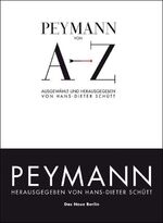 ISBN 9783360019509: Peymann von A bis Z !!! signiert !!!