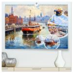 ISBN 9783383837746: Hafenkante - Ein Leben mit und für den Hafen (hochwertiger Premium Wandkalender 2025 DIN A2 quer), Kunstdruck in Hochglanz