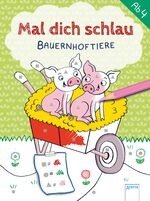 ISBN 9783401715322: Bauernhoftiere - Mal dich schlau. Malen nach Zahlen ab 4 Jahre, Kindergarten