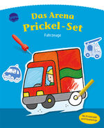 ISBN 9783401717388: Das Arena Prickel-Set. Fahrzeuge - Mit Filzmatte und Prickelnadel Aufstellfiguren ausstanzen ab 4 Jahren