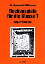 ISBN 9783403018865: Rechenspiele für die Klasse 7 – 50 Kopiervorlagen