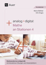 ISBN 9783403089155: Analog + digital Mathe an Stationen 4