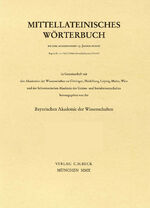 ISBN 9783406031717: Mittellateinisches Wörterbuch Bd. 1: A-B - (1.-10. Lieferung)