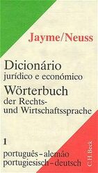 ISBN 9783406339783: Wörterbuch der Rechts- und Wirtschaftssprache  Teil I: Portugiesisch-Deutsch