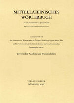 Mittellateinisches Wörterbuch 22. Liefer
