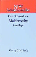 ISBN 9783406358340: Maklerrecht.