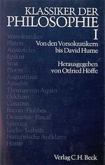 ISBN 9783406379444: Klassiker der Philosophie – Von den Vorsokratikern bis David Hume