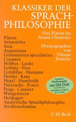 Klassiker der Sprachphilosophie – Von Platon bis Noam Chomsky