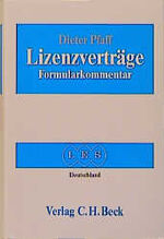 ISBN 9783406427473: Lizenzverträge – Formularkommentar