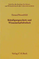 ISBN 9783406442995: Kündigungsschutz und Wissenschaftsfreiheit