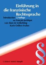 ISBN 9783406479199: Einführung in die französische Rechtssprache