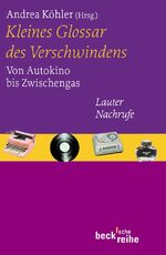 Andrea Köhler: Kleines Glossar des Versc