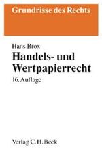 ISBN 9783406504051: Handels- und Wertpapierrecht