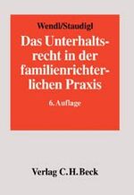 Das Unterhaltsrecht in der familienrichterlichen Praxis