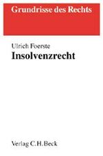 ISBN 9783406506635: Insolvenzrecht