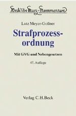 ISBN 9783406517303: Strafprozessordnung, mit GVG + Nebengesetzen