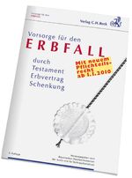 ISBN 9783406597145: Vorsorge für den Erbfall : durch Testament, Erbvertrag, Schenkung