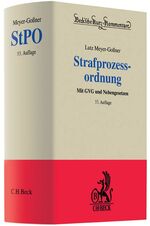 Strafprozessordnung, Gerichtsverfassungsgesetz, Nebengesetze und ergänzende Bestimmungen