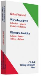 ISBN 9783406608582: Wörterbuch Recht - Italienisch-Deutsch / Deutsch-Italienisch