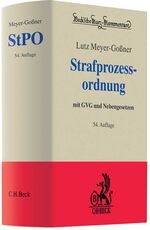 Strafprozessordnung, Gerichtsverfassungsgesetz, Nebengesetze und ergänzende Bestimmungen