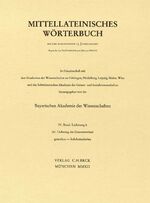 ISBN 9783406639326: Mittellateinisches Wörterbuch 41. Lieferung (gratuitus - hebdomadarius)