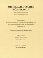 Mittellateinisches Woerterbuch  41. Lief
