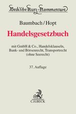 ISBN 9783406679858: Handelsgesetzbuch – mit GmbH & Co., Handelsklauseln, Bank- und Börsenrecht, Transportrecht (ohne Seerecht)