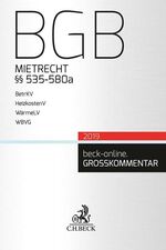 ISBN 9783406737596: Mietrecht - §§ 535-580a BGB, BetrKV, HeizkostenV, WärmeLV, WBVG