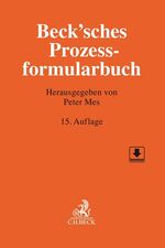 ISBN 9783406763076: Beck'sches Prozessformularbuch