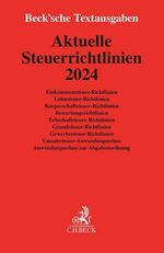 ISBN 9783406812415: Aktuelle Steuerrichtlinien 2024 - Rechtsstand: 1. Januar 2024