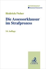 ISBN 9783406812422: Die Assessorklausur im Strafprozess