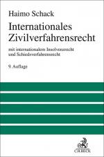 ISBN 9783406821073: Internationales Zivilverfahrensrecht | mit internationalem Insolvenzrecht und Schiedsverfahrensrecht | Haimo Schack | Buch | Großes Lehrbuch | XXXIV | Deutsch | 2025 | C.H. Beck | EAN 9783406821073