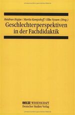 ISBN 9783407320063: Geschlechterperspektiven in der Fachdidaktik