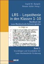 ISBN 9783407624956: LRS in den Klassen 1-10. Handbuch der Lese-Rechtschreibschwierigkeiten / LRS - Legasthenie in den Klassen 1-10 – Handbuch der Lese-Rechtschreib-Schwierigkeiten. Band 1: Grundlagen und Grundsätze der Lese-Rechtschreibförderung