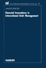 ISBN 9783409137331: Financial Innovations in International Debt Management – An Institutional Analysis