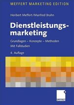 ISBN 9783409436885: Dienstleistungsmarketing