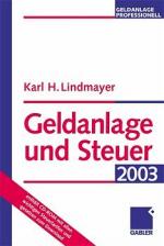 ISBN 9783409548489: Geldanlage und Steuer 2000