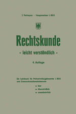 ISBN 9783409740111: Rechtskunde — leicht verständlich