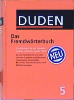 ISBN 9783411040575: Das Fremdwörterbuch