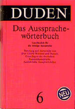 ISBN 9783411040643: Der Duden, 12 Bde., Band 6, Duden Aussprachewörterbuch