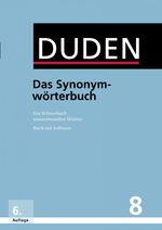 ISBN 9783411040865: Duden – Das Synonymwörterbuch – Ein Wörterbuch sinnverwandter Wörter